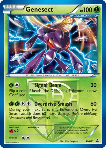 Genesect BW86 BW Black Star Promos