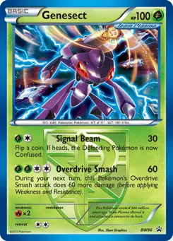 Genesect BW86 BW Black Star Promos