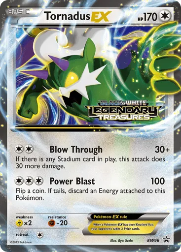 Tornadus-EX BW96 BW Black Star Promos