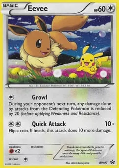 Eevee BW97 BW Black Star Promos