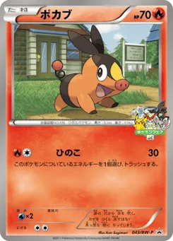 Tepig 043/BW-P Black & White Promos