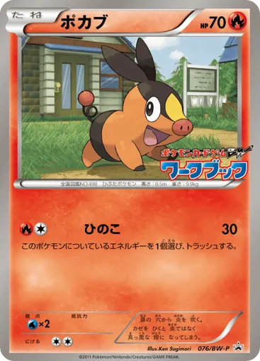 Tepig 076/BW-P Black & White Promos