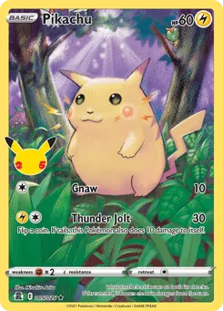 Pikachu 5 Celebrations