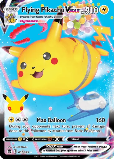 Flying Pikachu VMAX 7 Celebrations