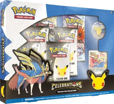 Celebrations Deluxe Pin Collection - Zacian LV. X
