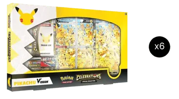 25th Anniversary Celebrations Pikachu V-Union Case