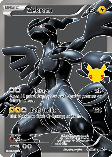 Zekrom 114 Celebrations: Classic Collection