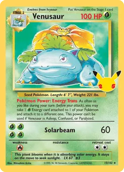 Venusaur 15 Celebrations: Classic Collection