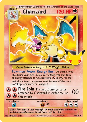 Charizard 4 Celebrations: Classic Collection