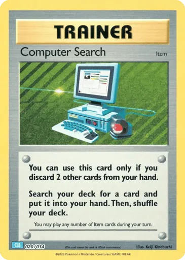 Computer Search 020/034 Pokémon TCG Classic - Blastoise