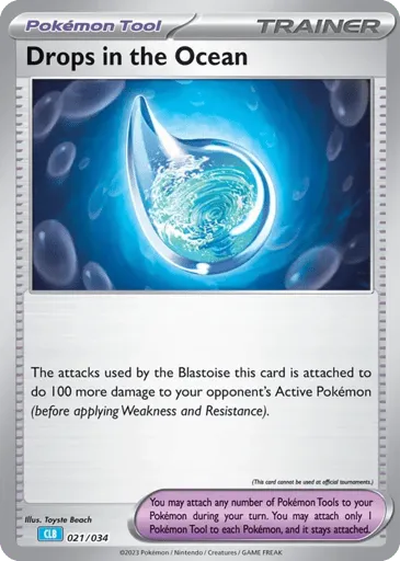 Drops in the Ocean 021/034 Pokémon TCG Classic - Blastoise