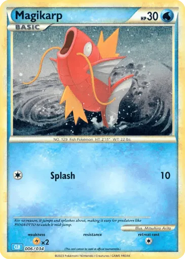 Magikarp 006/034 Pokémon TCG Classic - Blastoise