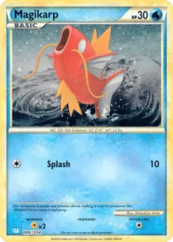 Magikarp 006/034 Pokémon TCG Classic - Blastoise