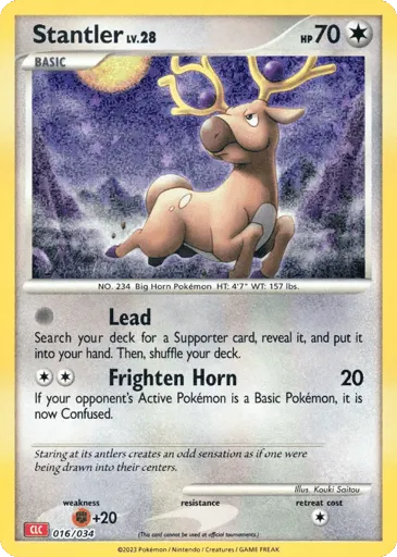 Stantler 016/034 Pokémon TCG Classic - Charizard