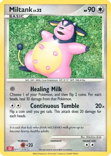 Miltank 017/034 Pokémon TCG Classic - Charizard