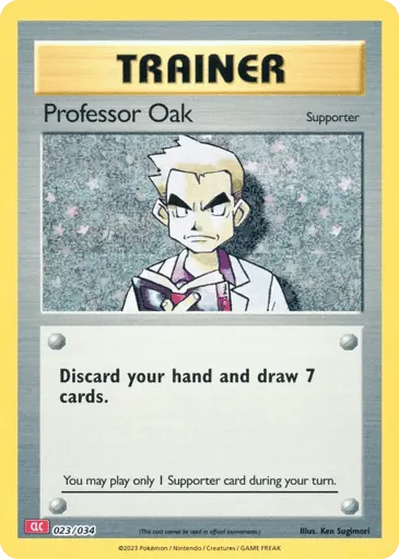 Professor Oak 023/034 Pokémon TCG Classic - Charizard