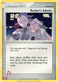 Rocket's Admin 025/034 Pokémon TCG Classic - Charizard