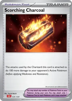Scorching Charcoal 026/034 Pokémon TCG Classic - Charizard