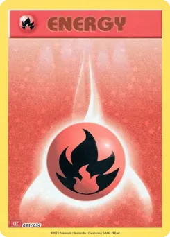 Basic Fire Energy 033/034 Pokémon TCG Classic - Charizard