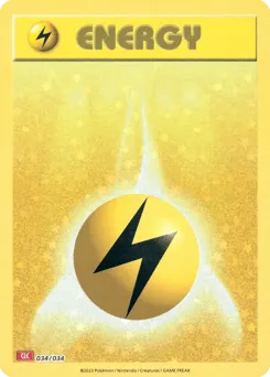Basic Lightning Energy 034/034 Pokémon TCG Classic - Charizard