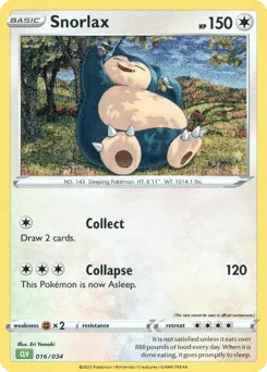 Snorlax 016/034 Pokémon TCG Classic - Venusaur
