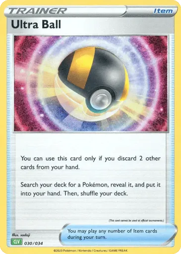 Ultra Ball 030/034 Pokémon TCG Classic - Venusaur