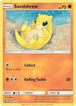 Sandshrew 008/034 Pokémon TCG Classic - Venusaur