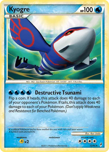 Kyogre 12/95 Call of Legends