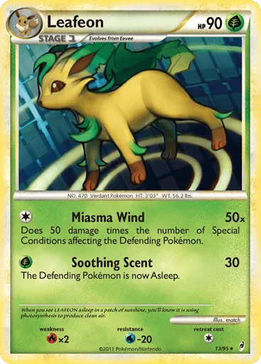 Leafeon 13/95 Call of Legends
