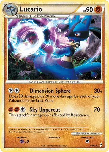 Lucario 14/95 Call of Legends
