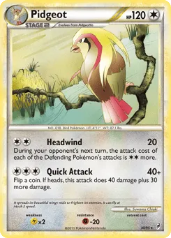Pidgeot 30/95 Call of Legends