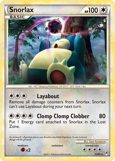 Snorlax 33/95 Call of Legends