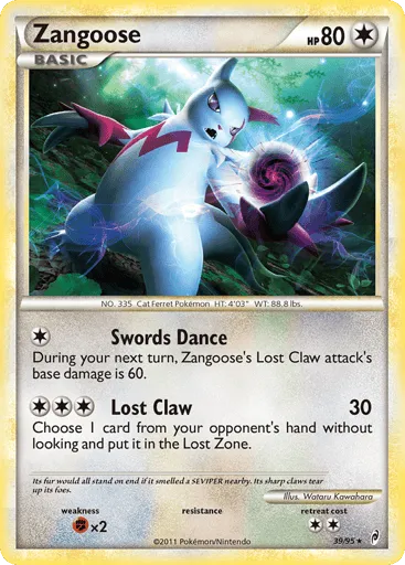 Zangoose 39/95 Call of Legends