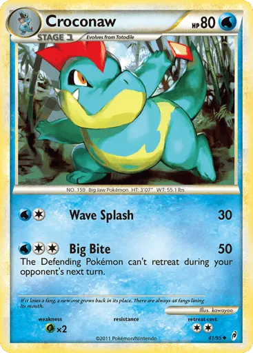 Croconaw 41/95 Call of Legends