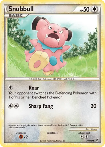 Snubbull 71/95 Call of Legends