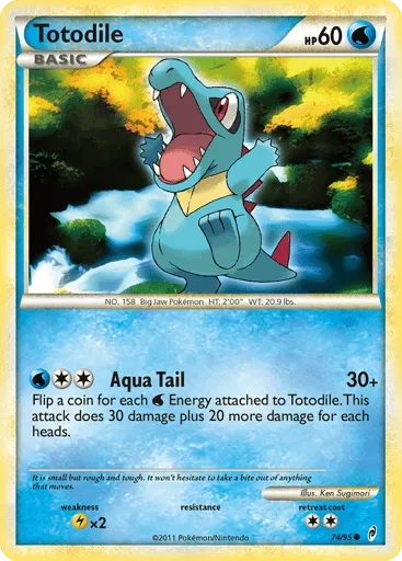 Totodile 74/95 Call of Legends