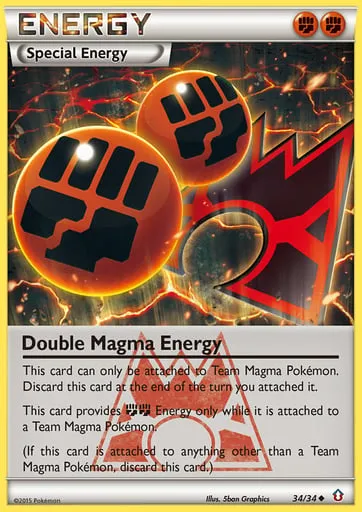 Double Magma Energy 34/34 Double Crisis