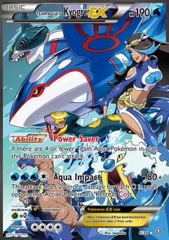 Team Aqua's Kyogre-EX 6/34 Double Crisis