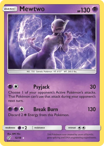 Mewtwo 12/18 Detective Pikachu