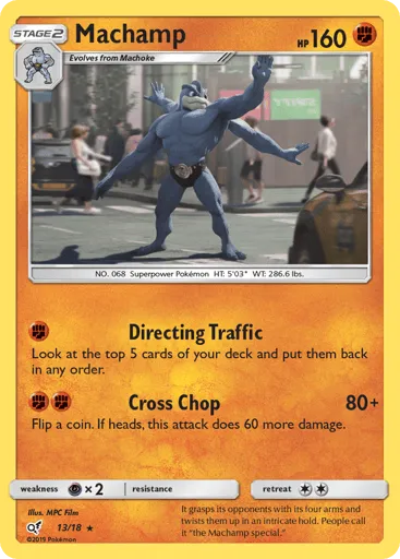 Machamp 13/18 Detective Pikachu