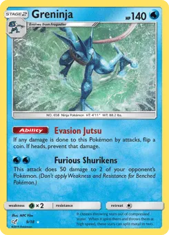 Greninja 9/18 Detective Pikachu