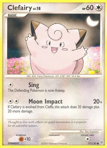 Clefairy 77/130 Diamond & Pearl