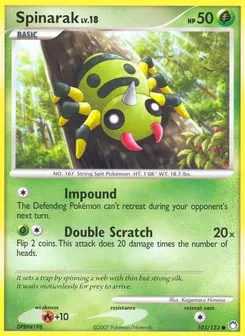 Spinarak 103/123 Mysterious Treasures