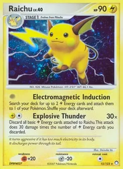 Raichu 15/123 Mysterious Treasures