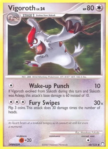 Vigoroth 68/123 Mysterious Treasures