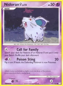 Nidoran ♀ 91/123 Mysterious Treasures