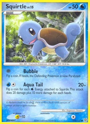 Squirtle 112/132 Secret Wonders