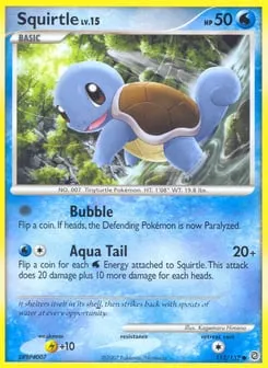 Squirtle 112/132 Secret Wonders