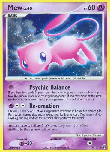 Mew 15/132 Secret Wonders