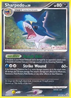 Sharpedo 37/132 Secret Wonders